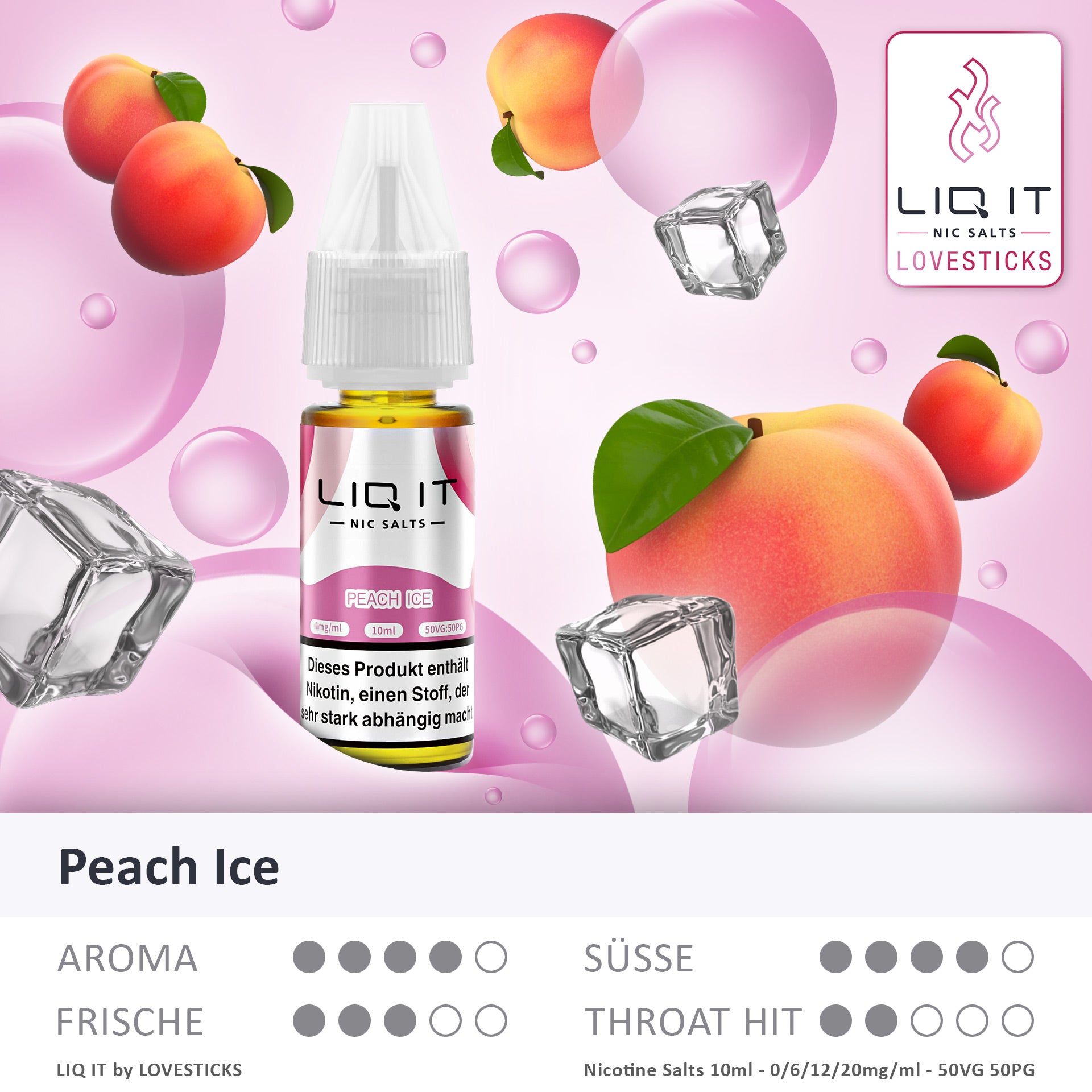 PEACH ICE - LIQ IT 0MG/ML (8821393981772)