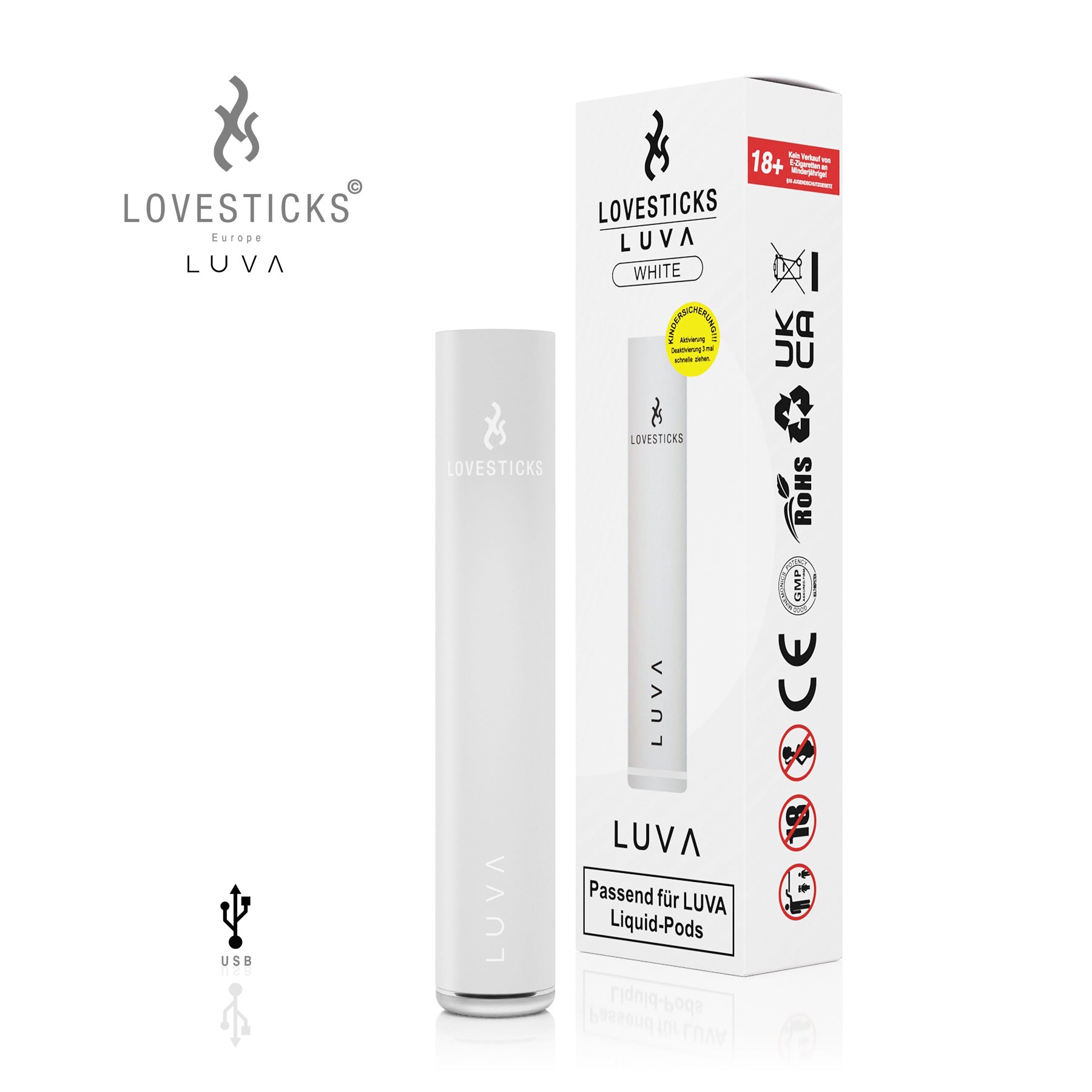 Lovesticks - LUVA WHITE (8357792055628)
