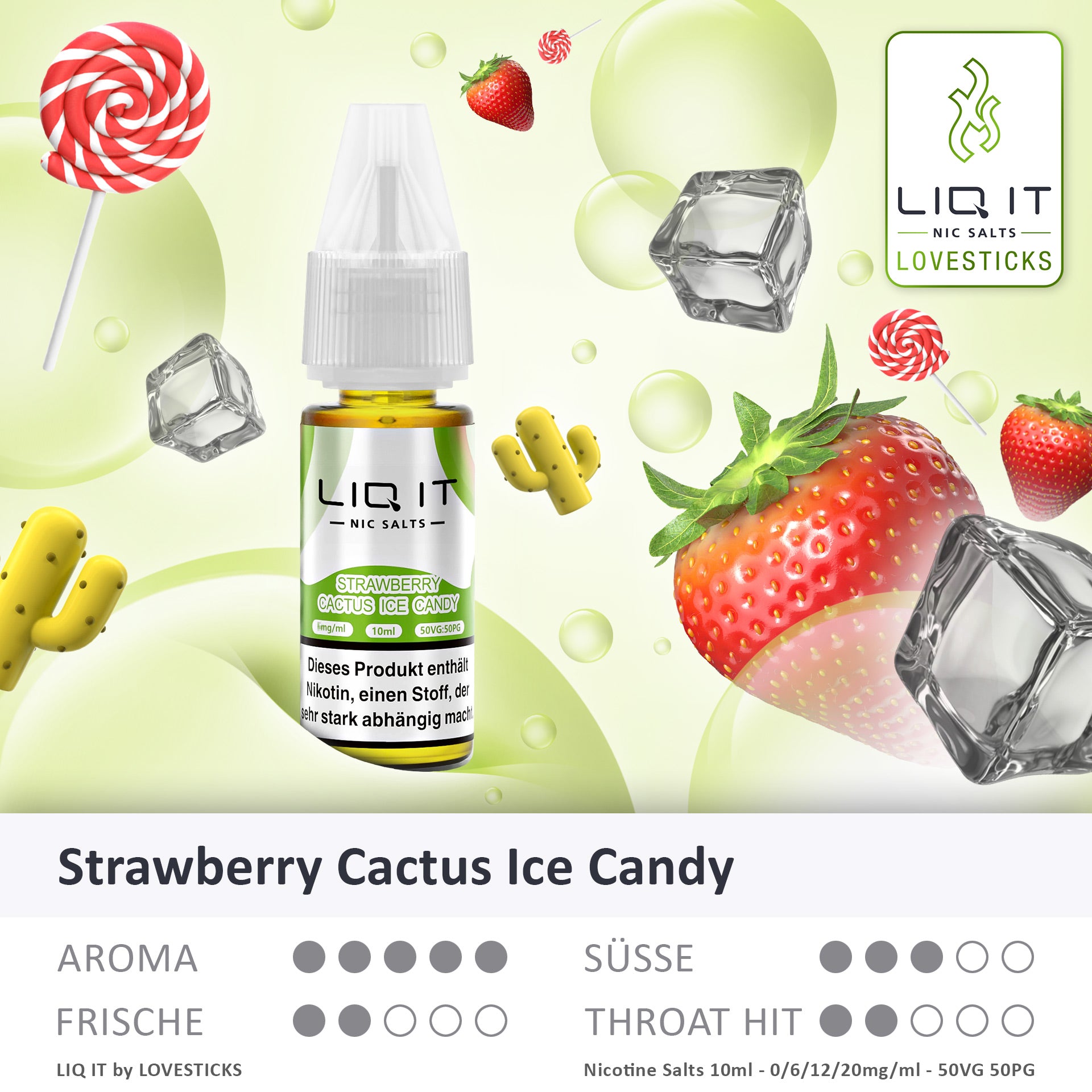 STRAWBERRY CACTUS ICE CANDY - LIQ IT 0MG/ML (8821395325260)