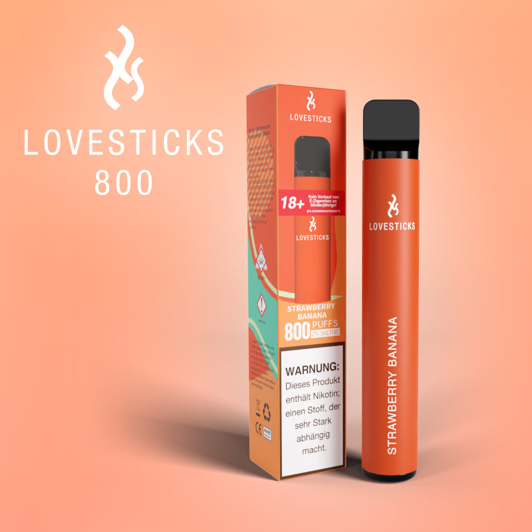 B2B - Lovesticks - Einweg E-Zigarette - 800 Züge (8325004427495)