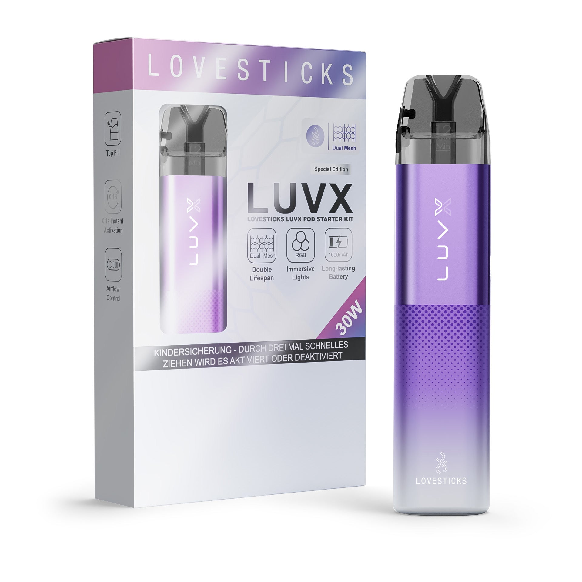 LOVESTICK LUVX - PURPLE (9342392238412)