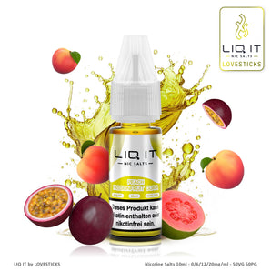 PEACH PASSIONFRUIT GUAVA- LIQIT 0MG/ML ohne Nikotin (8821395095884) (8766071832908) (8821208744268) (8782483947852) (8821470757196)