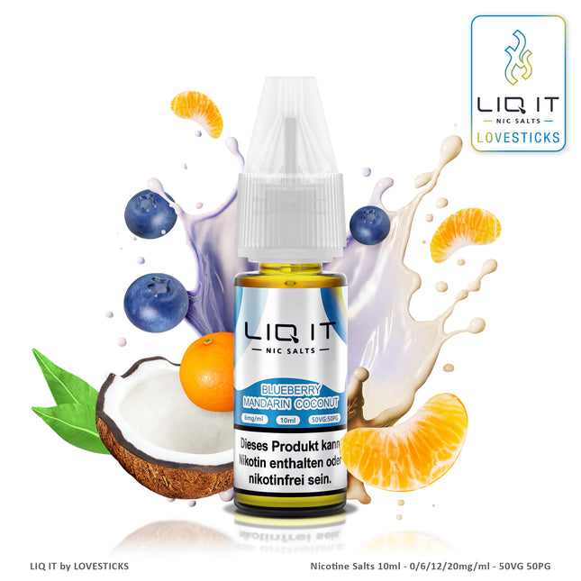 BLUEBERRY MANDARIN COCONUT - LIQIT 12MG/ML (8766071537996) (8821389525324) (8766012129612) (8821227979084)