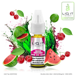 CHERRY WATERMELON - LIQIT 0MG/ML ohne Nikotin (8821389918540) (8766068457804) (8821225292108) (8766021140812)