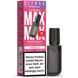 Elfbar MAX – Strawberry Ice – Prefilled Pod (14966303424844)
