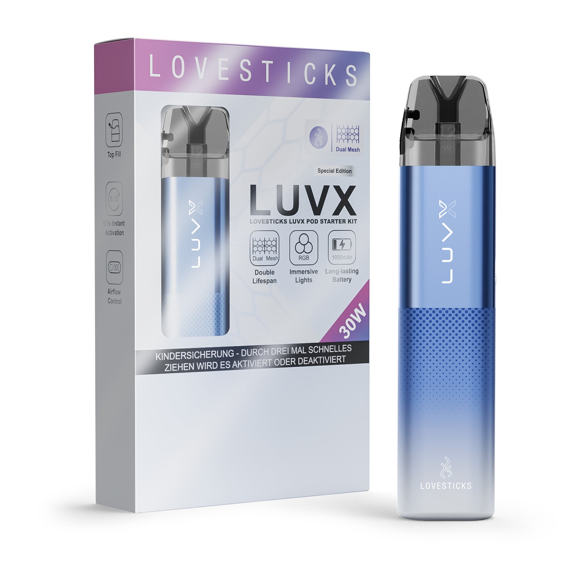 LOVESTICK LUVX - BLUE (9342386471244)