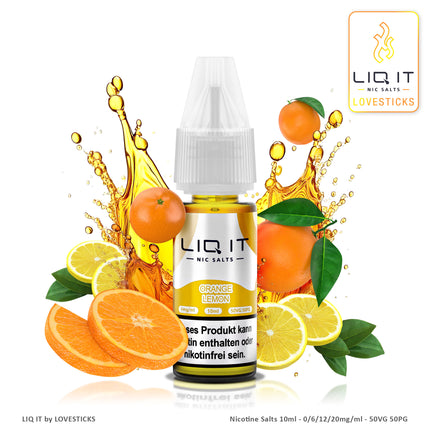 ORANGE LEMON - LIQIT 0MG/ML ohne Nikotin (8821393424716) (8766019043660) (8766067278156) (8821214085452)