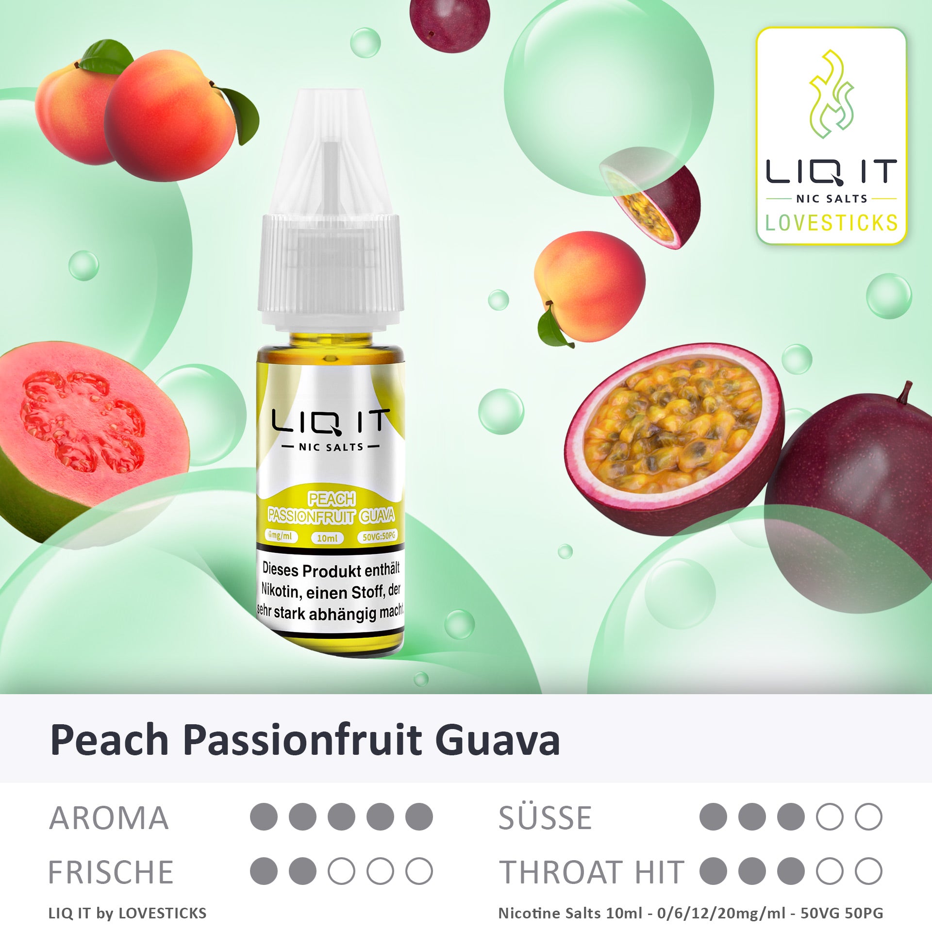 PEACH PASSIONFRUIT GUAVA- LIQ IT 6MG/ML (8782483947852)