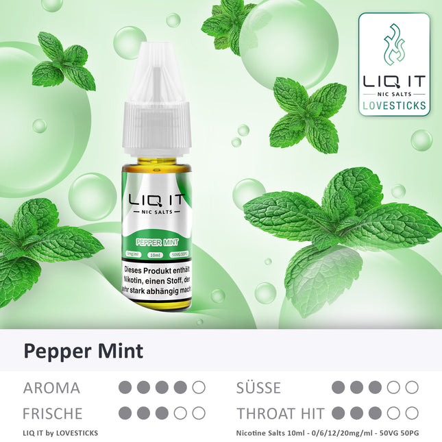 PEPPER MINT - LIQ IT 0MG/ML (8821392900428)