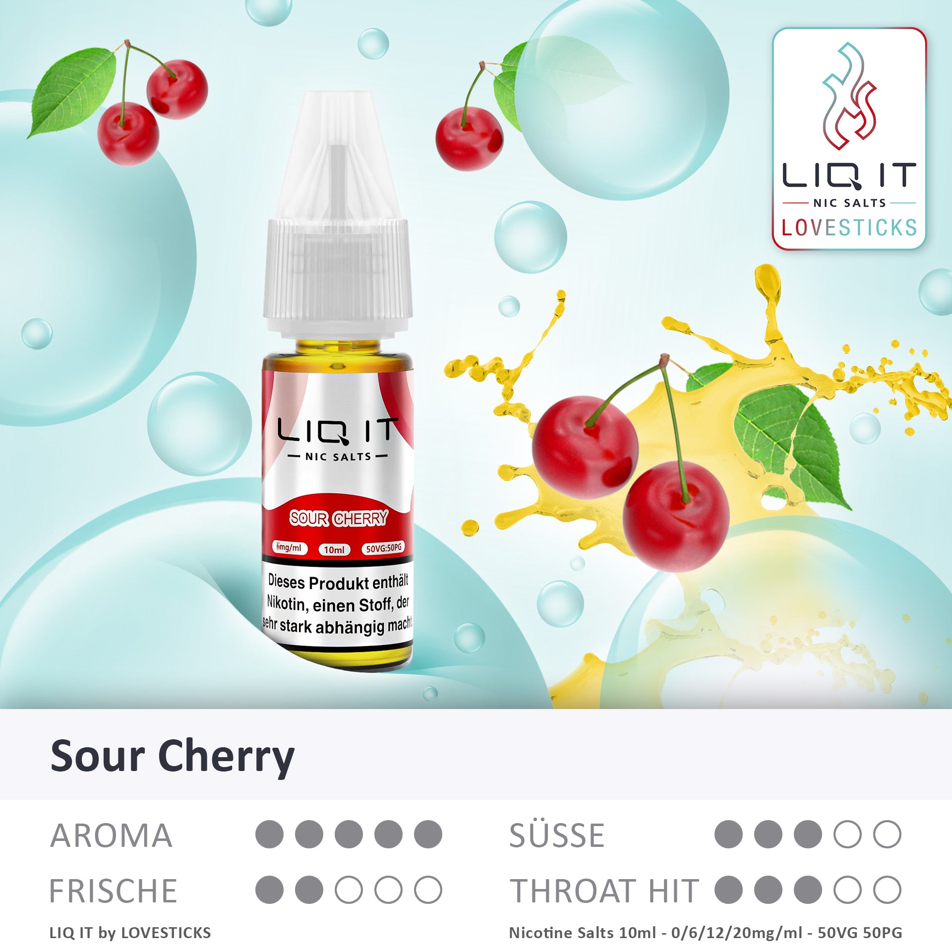 SOUR CHERRY - LIQ IT 6MG/ML (8766035067212)