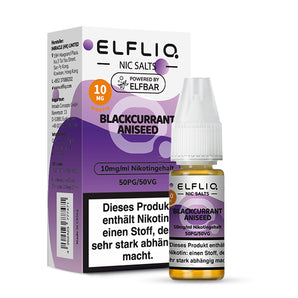 ELFLIQ 10mg/ml Blackurrant Aniseed (14966112518476)