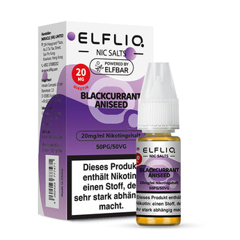 ELFLIQ 20mg/ml Blackurrant Aniseed (14966162456908)
