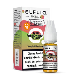 ELFLIQ Kiwi Passion Fruit Guava 10mg/ml (14966035087692)