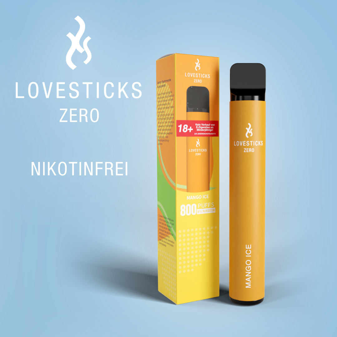 B2B - LOVESTICKS ZERO NIKOTINFREI – E-ZIGARETTE (8351129010508)