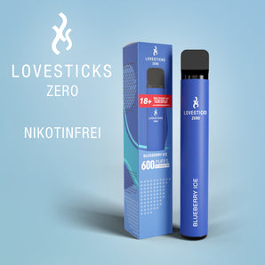 LOVESTICKS ZERO NIKOTINFREI – BLUEBERRY ICE E-ZIGARETTE (8072150581479)