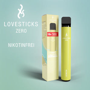LOVESTICKS ZERO NIKOTINFREI – LEMON E-ZIGARETTE (8072159199463)