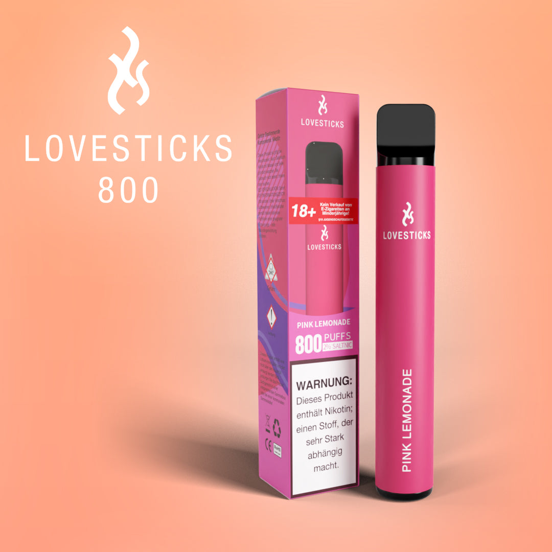 B2B - Lovesticks - Einweg E-Zigarette - 800 Züge (8325004427495)